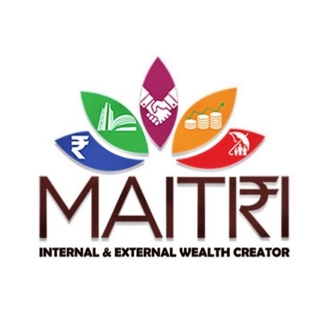 Maitri Wealth Creation  - DR Hemal Shah  Logo | SGM Influencer